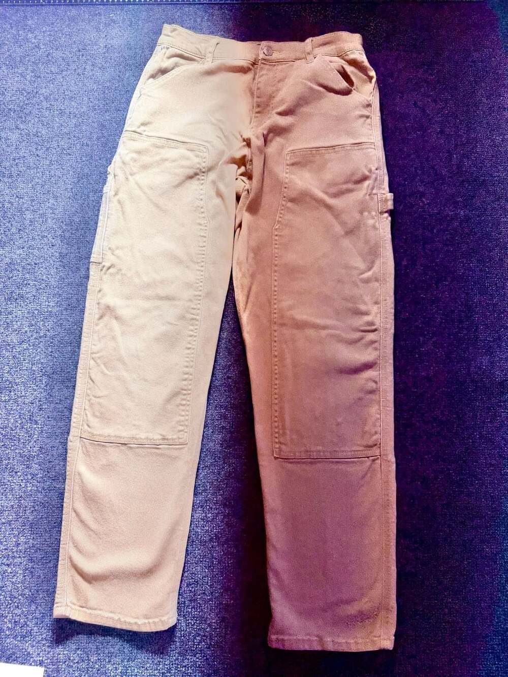 RSQ Utility Double Knee Carpenter Pants Tan Size 28x32